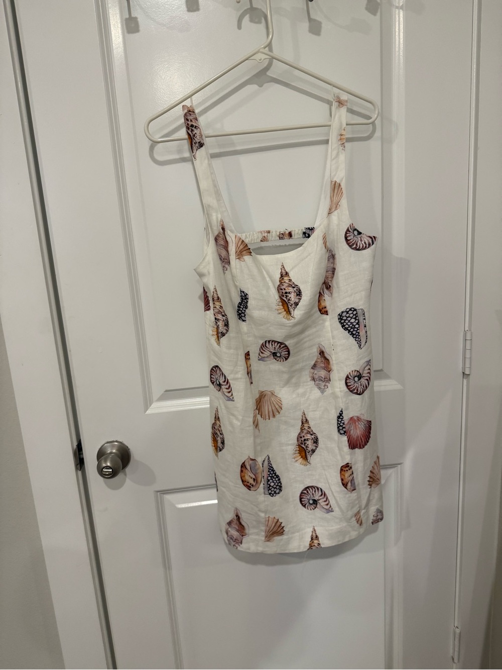 NWOT Show Me Your MuMu White Seashell Print Tank Swim Dress SZ M - Picture 3 of 5
